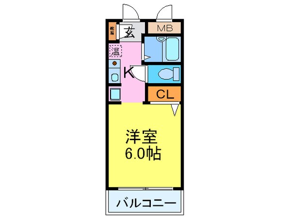 ｺﾑｽﾞﾊｳｽ千里中央の物件間取画像